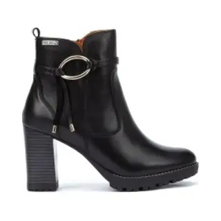 Pikolinos Stiefeletten Mit Absatz In Leder Connelly Für Frauen Farbe Black