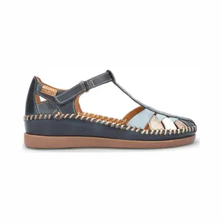 Pikolinos, Damen, Sandalen, Cadaques, Blau, (38)