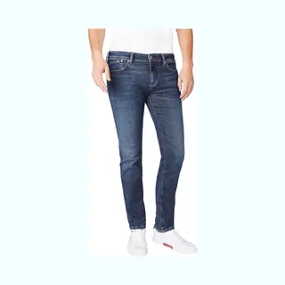 Pepe Jeans Herren Jeans Hatch - Slim Fit - Blau - Rinse Powerflex