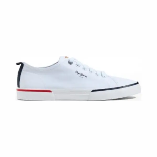 Pepe Jeans For Man. PMS30811 Sneakers Kenton Smart 22 White (43), Fabric, Flat, Laces, Casual, Sustainable thumbnail
