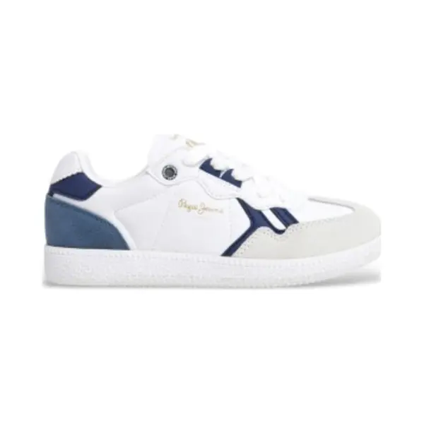 Pepe Jeans For Boy. PBS00007 Trainers Ball Retro B White (37), Flat, Laces, Casual, Children's Fashion thumbnail