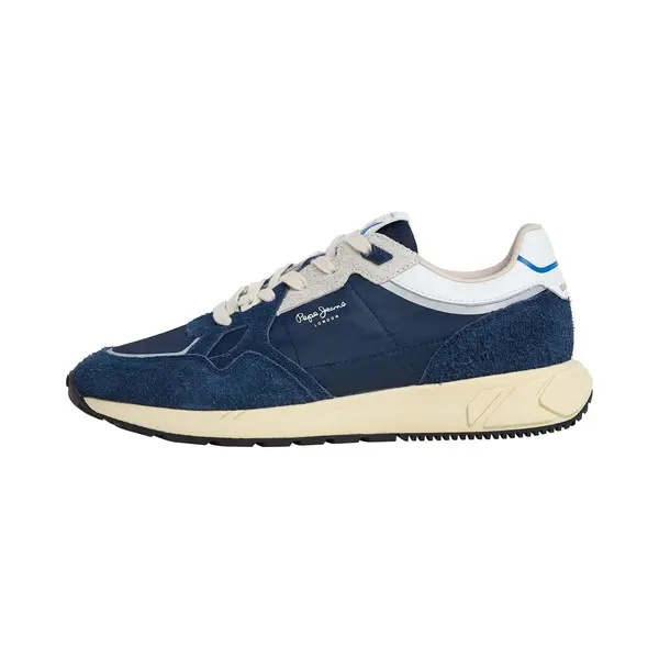 Pepe Jeans Sneakers Laag 'Marlon' Blauw / Donkerblauw / Wit thumbnail