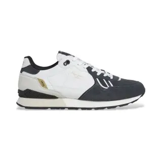 Pepe Jeans Für Herren. PMS400003 Brit Half Sneakers Weiß (43), Wohnung, Schnürsenkel, Lässig