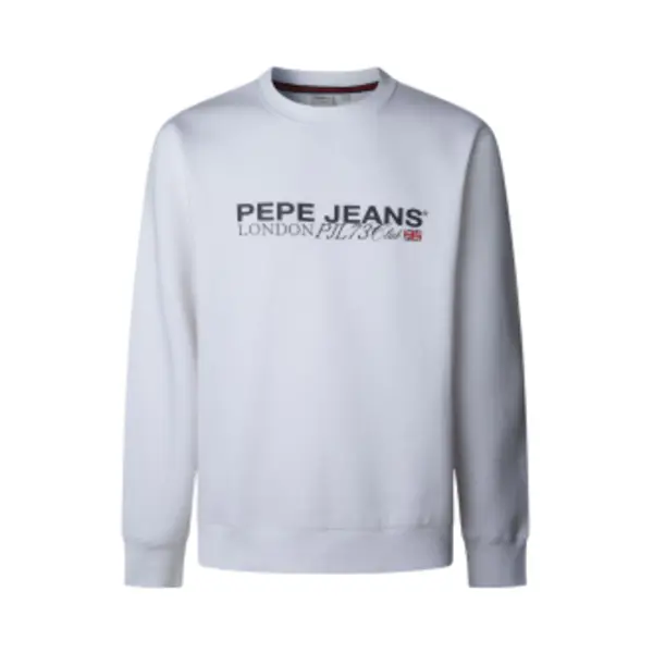 Pepe Jeansvoor Mannen. PM5800029 Sweater Matthew Wit (M), Casual, Katoen thumbnail