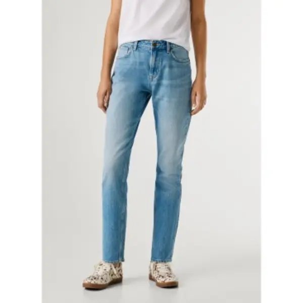 Pepe Jeans Für Damen. PL20459182VC Jeans Tapered Violett Blau (26/30), Lässig, Baumwolle, Denim thumbnail