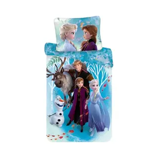 Disney Frozen Frozen Dekbedovertrek Family - Eenpersoons - 140 X 200 Cm - Katoen