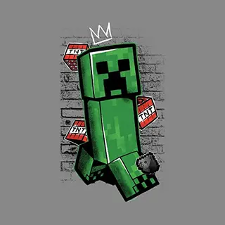 Jerry Fabrics Minecraft Metro Art Creeper Bath Towel Beach Towel 70 X 140 Cm