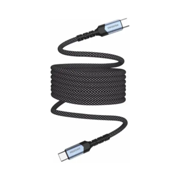 Swissten 71551010 Usb-kabel 1 m Usb C Zwart thumbnail