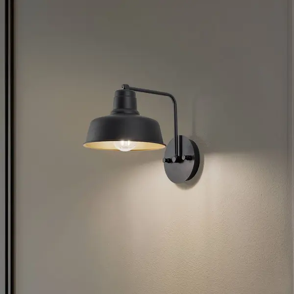 Opviq Wandleuchte Berceste 181-A Schwarz/gold thumbnail