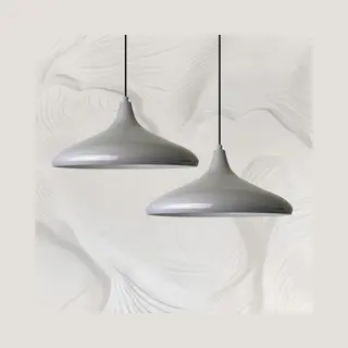 Bamyum Champion Pendelleuchte Esstisch 2 Flammig Metall Ø30 Cm, Hängelampe Esstisch Vintage, Esstischlampe, Lampenschirm Hängelampe, Pendelleuchte