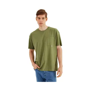 Comeor Heren Korte Mouw Klassiek Katoenen Oversized T-Shirt Met Ronde Hals