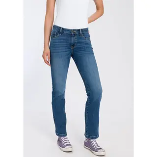 Cross Jeans Dames Jeans Broeken Lauren Bootcut Fit Blauw 28W / 36L Volwassenen