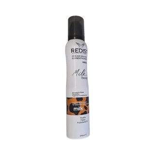 Redist Milk Therapy Cream Mousse Conditioner 200ml | Cream Leave-in Foam | Leave-in-Mousse Für Weiches Haar | Entwirrungsmousse Ohne Ausspülen |
