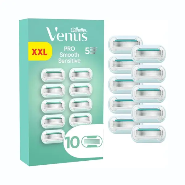 Gillette Venus Pro Smooth Sensitive Razor Blades 10 St. thumbnail
