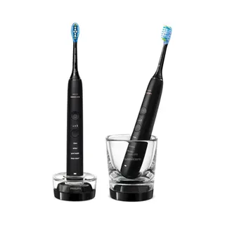 Philips Sonicare DiamondClean 9000 series DiamondClean 9000 HX9914/54 2x Elektrische Schallzahnbürsten - Schwarz