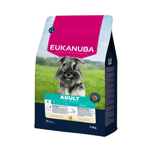 Eukanuba Premium Nutrition Adult Small Breed Huhn - Sparpaket, 2 X 7, 5 Kg (Verpakking van 2) thumbnail