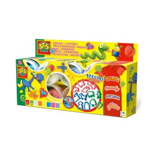 Ses Creative Dough mania 8x90gr with cutters