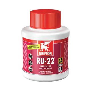 Griffon Hard Pvc Lijm RU22 + Borstel 250ml - 6112019