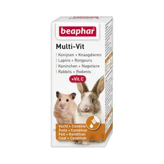 Beaphar Multi-Vit Für Kaninchen Und Nagetiere - 20 Ml