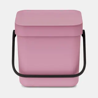 Brabantia Sort & Go 3 l Rechthoekig Gerecycleerd plastic Roze
