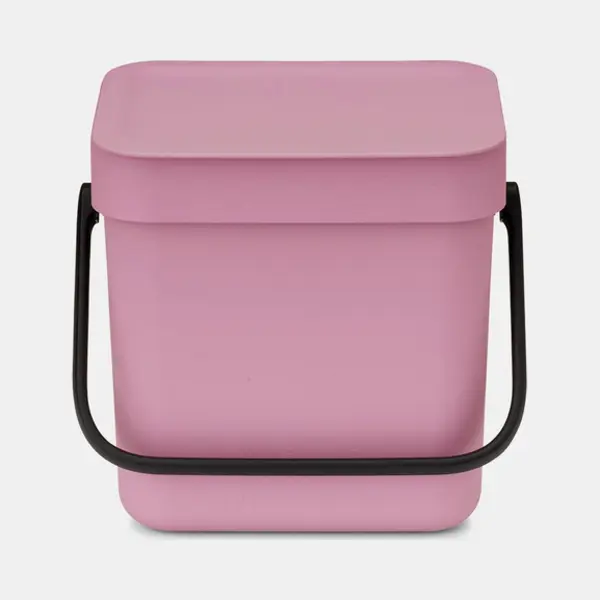 Brabantia Sort & Go 3 l Rechthoekig Gerecycleerd plastic Roze thumbnail