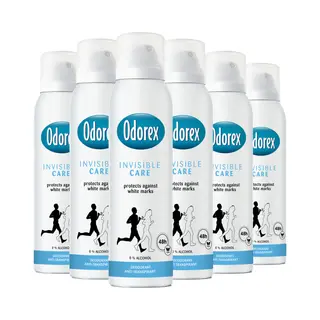 6x Odorex Deodorant Spray Invisible Care 150 Ml