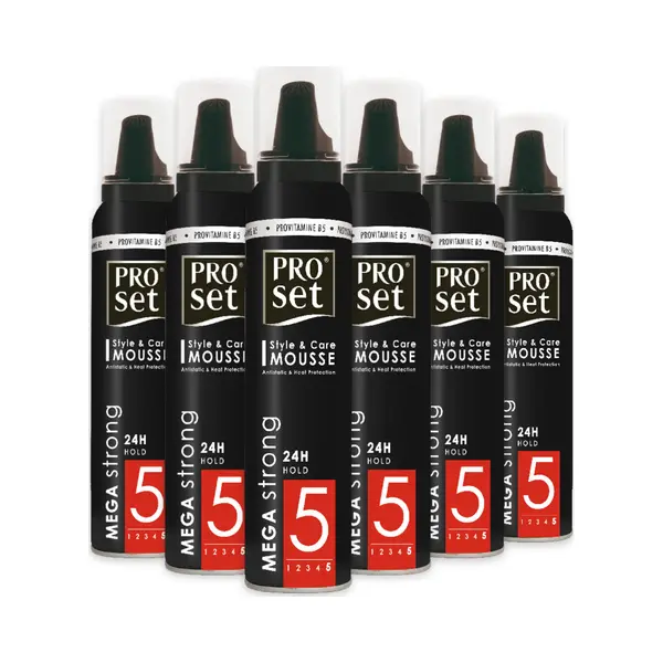 6x Proset Haarmousse Mega Sterk 250 Ml thumbnail
