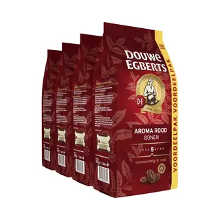 Douwe Egberts Aroma Rood Koffiebonen - 4 X 1KG
