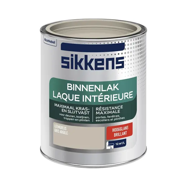 Sikkens - Binnenlak - Verf - Hoogglans - Leemgrijs - 750 Ml thumbnail