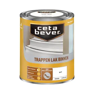 Cetabever - Trappenlak Dekkend - Wit - 750 Ml