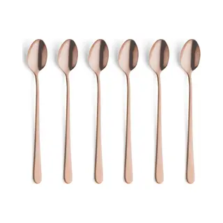 Amefa 1410AETR06AV6 Löffel Long-Drink-Löffel Edelstahl Kupfer 6 Stück(e)