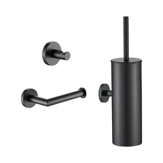 Plieger, Toiletborstel, Vigo Toilet Set Accessoires - Wc -Pinsel - Wc Rollhalter - Handtuchhaken - 10 -Jahres -Garan