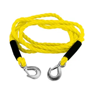 Carpoint 0178722 Sleepkabel Geel, Draagvermogen, 3000kg, Nylon