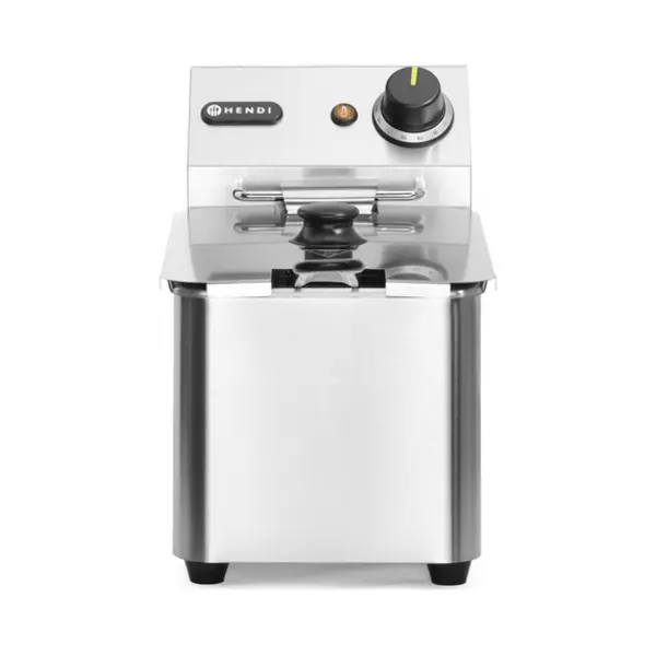 Hendi 205808 Fritteuse Enkel 4 l Freistehend 3000 W Fritteuse Silber thumbnail