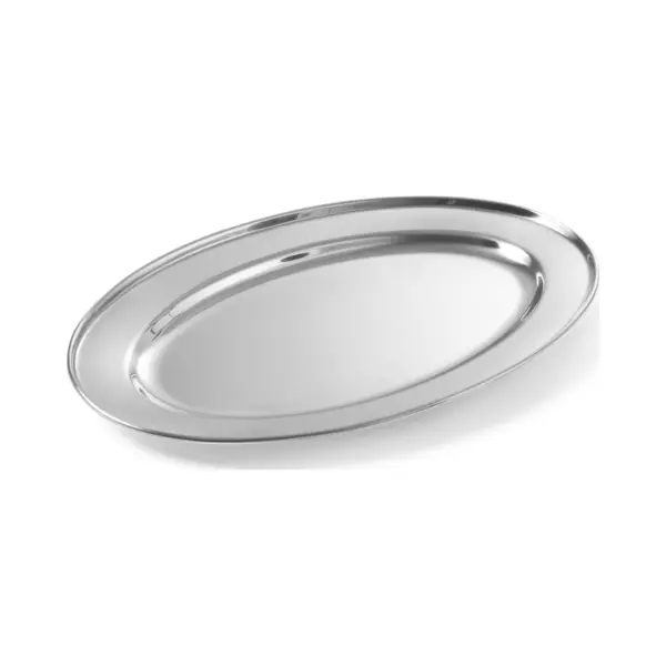 Hendi Serviertablett 19 X 14 Cm Oval Edelstahl Klein, Gastro Tablett Kaufen thumbnail