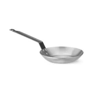 Hendi Lyonnaise Koekenpan Koolstofstaal Diameter 24 Cm Hoogte 10 Cm Voor Alle Warmtebronnen