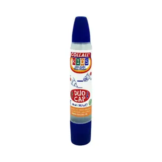 Collall Lijmpen - Kinderlijm - Waterbasis - Lijmstift - Duo-dop - 30ml