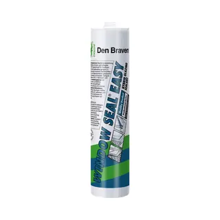 Den Braven Zwaluw Window Seal Easy Overschilderbare Hybride Beglazingskit - Koker 290ml - Grijs (30623002)