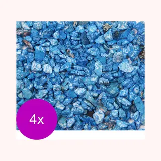 Vdl Aquariumgrind Ocean 1-6 Mm - Aquarium - Siergrind - 4 X 0.9 Kg Blauw