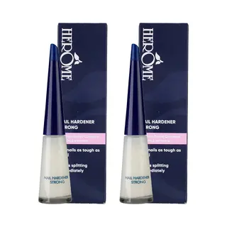Herome 2-Pack Nagelverharder En Base Coat - Nail Hardener Strong - Voor Zwakke En Gevoelige Nagels - 2x10ml