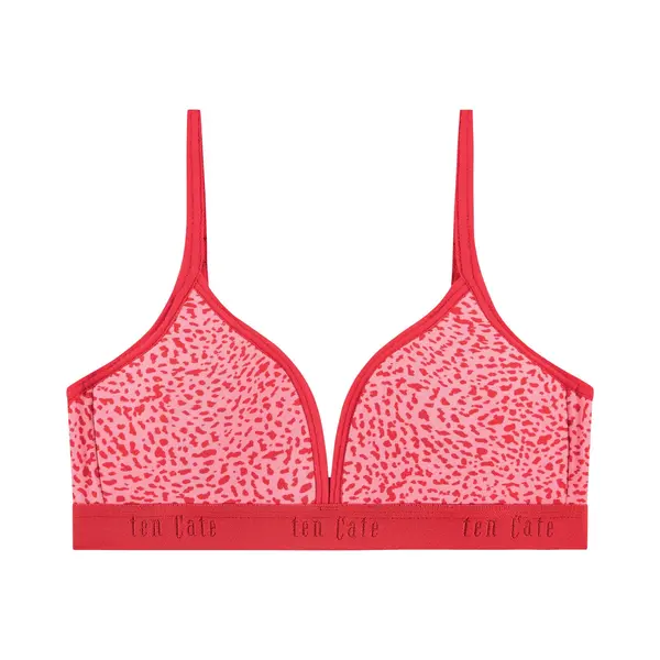 Ten Cate Basics Organic Cotton Stretch Voorgevormde Bh Top Animal Dot Voor Meisjes | Maat 70C thumbnail