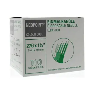 Neopoint Injectienaald Steriel 0.4 X 40 Mm 100 Stuks
