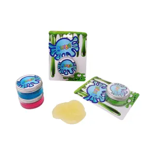 Johntoy John Toy Slijm Op Kaart 60 Gram (1 Stuk) Assorti