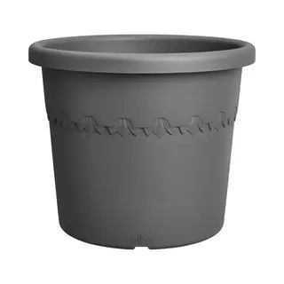 elho 8711904528881 Blumentopf Schwarz Kunststoff