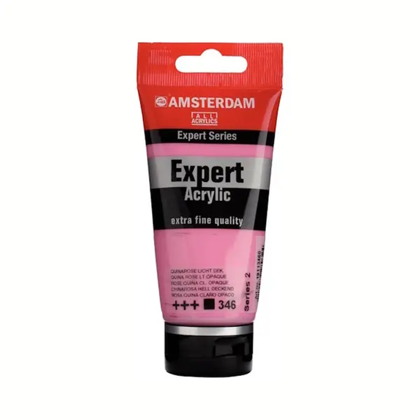 Amsterdam Expert Acrylverf - Roze Acrylverf - #346 Quinaroze Licht Dekkend - Acrylic Paint - Acrylaatverf – Acrylic Paint – Hobbyverf – thumbnail