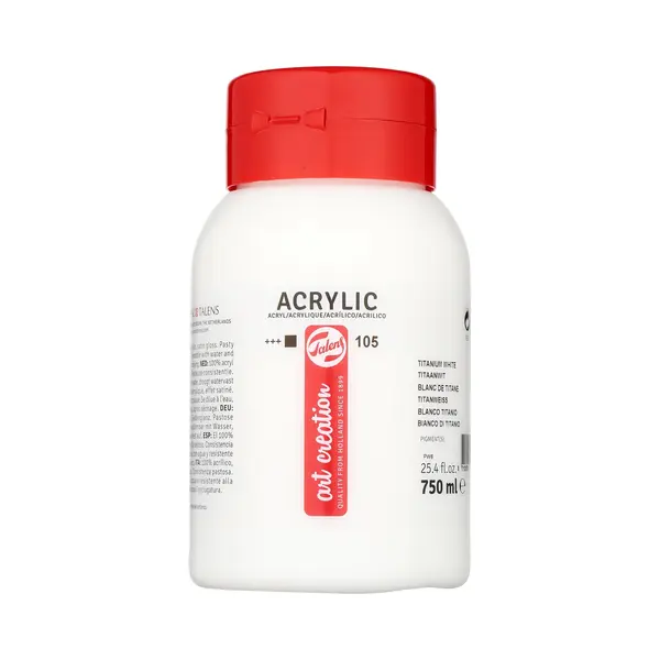 Royal Talens Acrylfarbe ArtCreation, Titanweiß, 750 Ml thumbnail