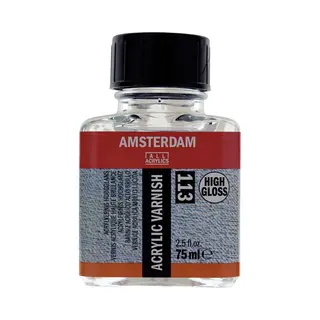 Amsterdam Protection - Acryl Firnis 113 Hochglanz - 75 Ml - Dauerhaftes, Nicht Vergilbendes Finish Für Acryl- & Ölgemälde