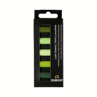 Royal Talens Rembrandt Zachte Pastelkleuren, Weelderig Groen, 5 Stuks