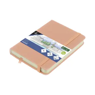 Kangaro Skizzenbuch, Pu-Hardcover, Din A6, Altrosa