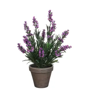 Kunstpflanze Mica Künstlicher Lavendel Violett In Topf 33 X 20, Mica Decorations